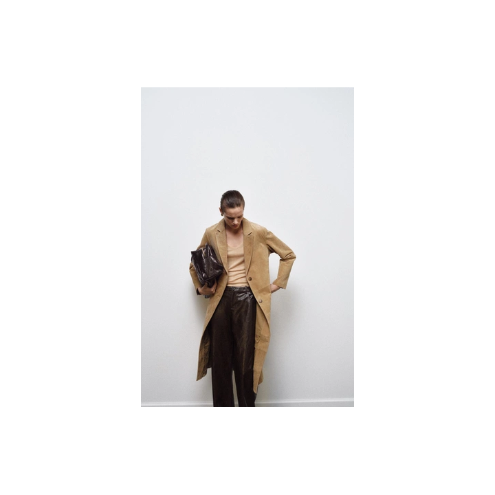 ПАЛЬТО ИЗ ЗАМШИ — ZW COLLECTION LIMITED EDITION