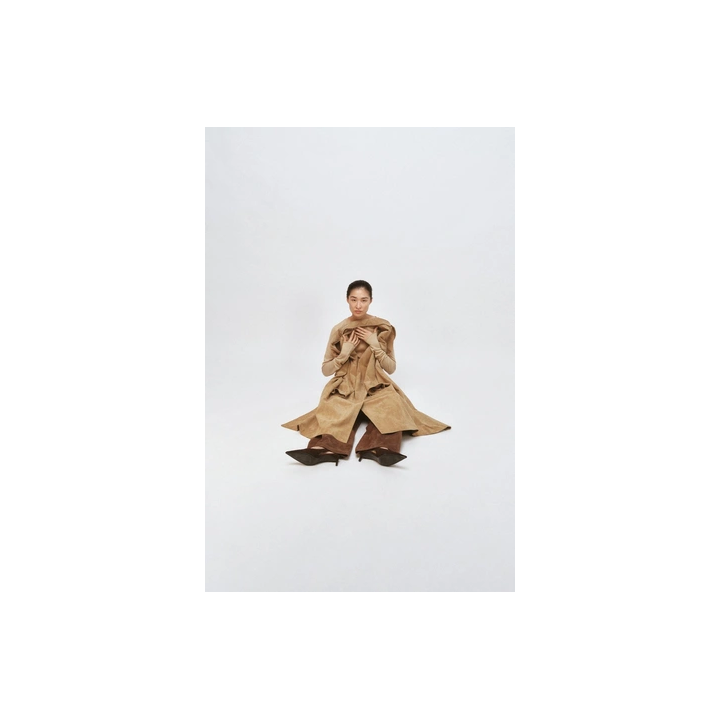 ПАЛЬТО ИЗ ЗАМШИ — ZW COLLECTION LIMITED EDITION