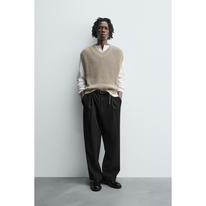 ЖИЛЕТ BOXY FIT ИЗ ТРИКОТАЖА