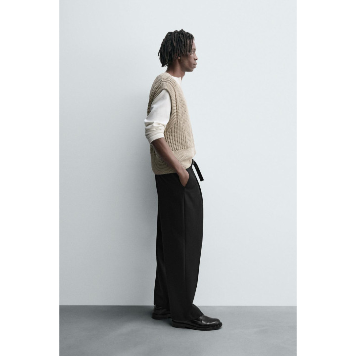 ЖИЛЕТ BOXY FIT ИЗ ТРИКОТАЖА