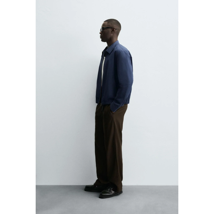 ХЛОПКОВАЯ КУРТКА КЛАССИЧЕСКОГО КРОЯ