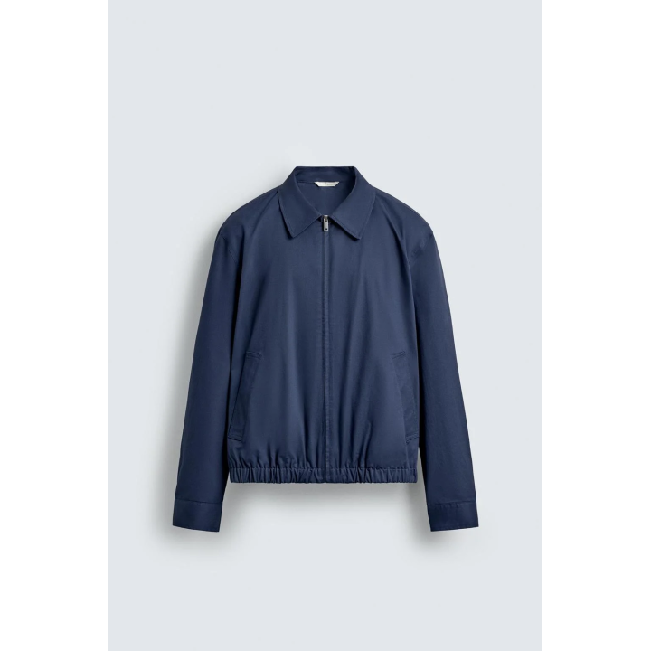 ХЛОПКОВАЯ КУРТКА КЛАССИЧЕСКОГО КРОЯ