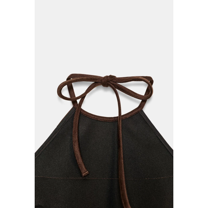 ТОП С БАХРОМОЙ И БЛЕСТЯЩИМ ЭФФЕКТОМ ЗАМШИ