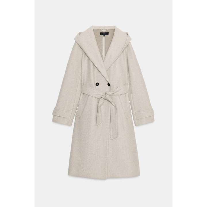 МЯГКОЕ ПАЛЬТО С КАПЮШОНОМ