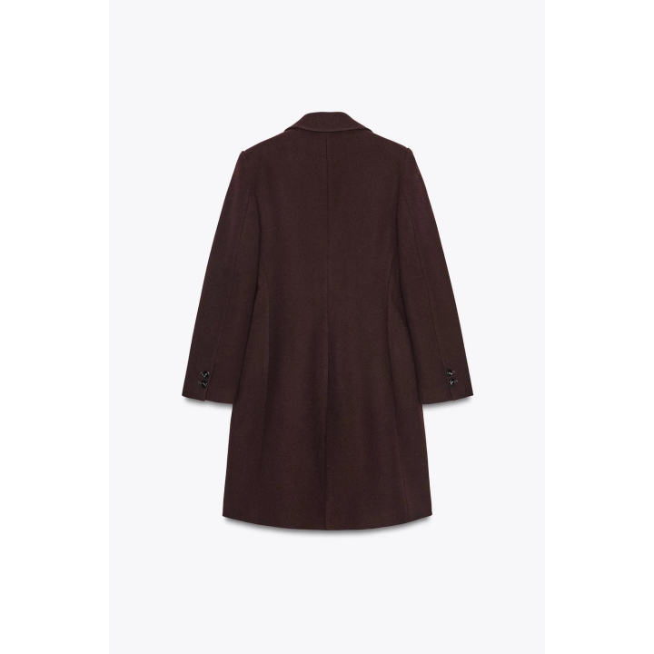 ПАЛЬТО ИЗ МЯГКОЙ ТКАНИ С ПОДПЛЕЧНИКАМИ