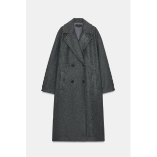 ПАЛЬТО ОВЕРСАЙЗ ИЗ МЯГКОЙ ТКАНИ