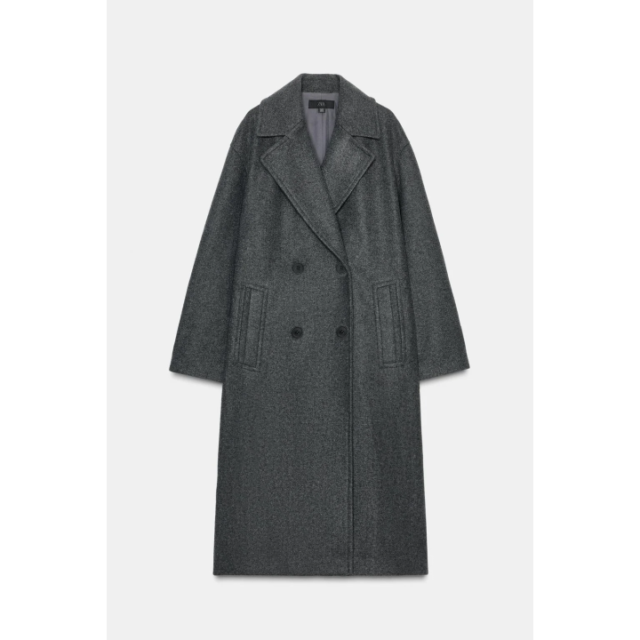 ПАЛЬТО ОВЕРСАЙЗ ИЗ МЯГКОЙ ТКАНИ