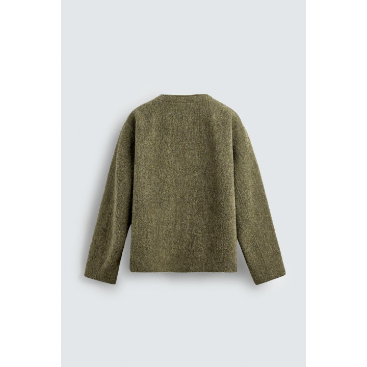 Кардиган свободного кроя с текстурой