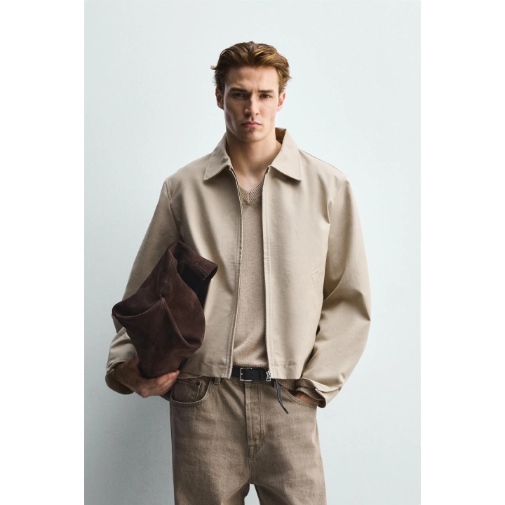 КУРТКА СВОБОДНОГО КРОЯ НА МОЛНИИ