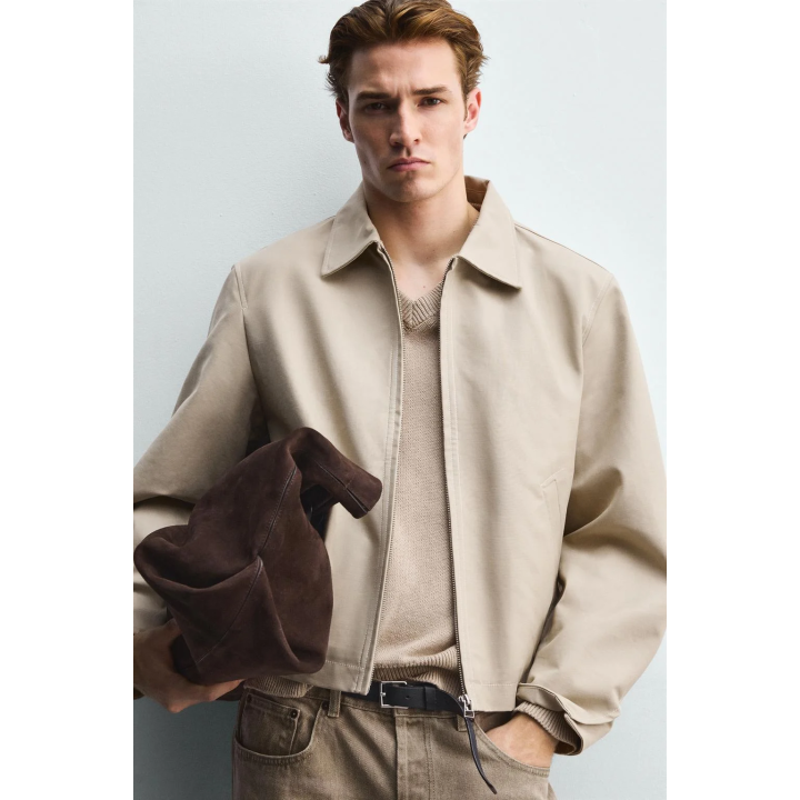 КУРТКА СВОБОДНОГО КРОЯ НА МОЛНИИ