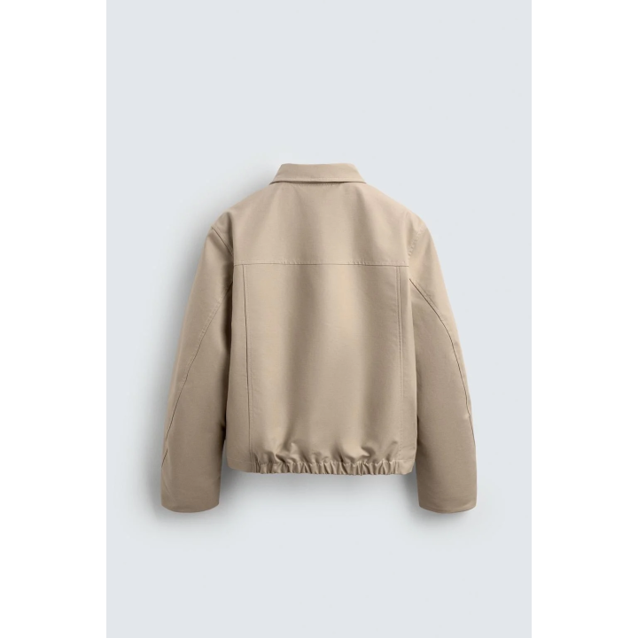 КУРТКА СВОБОДНОГО КРОЯ НА МОЛНИИ