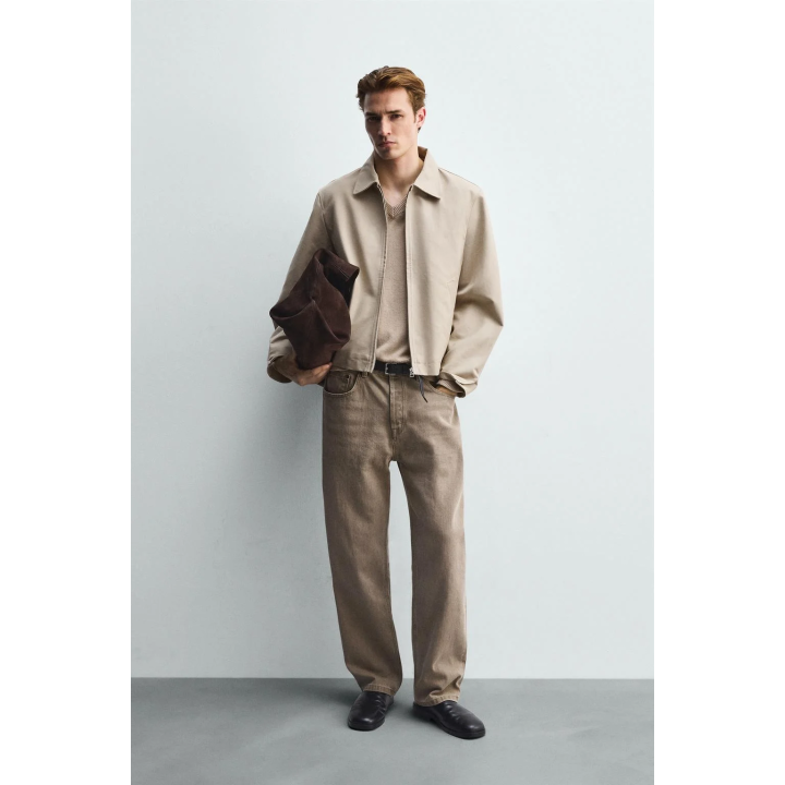 КУРТКА СВОБОДНОГО КРОЯ НА МОЛНИИ