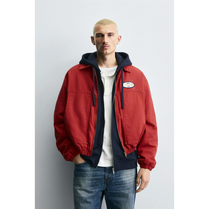 КУРТКА BOXY FIT С ВЫШИВКОЙ