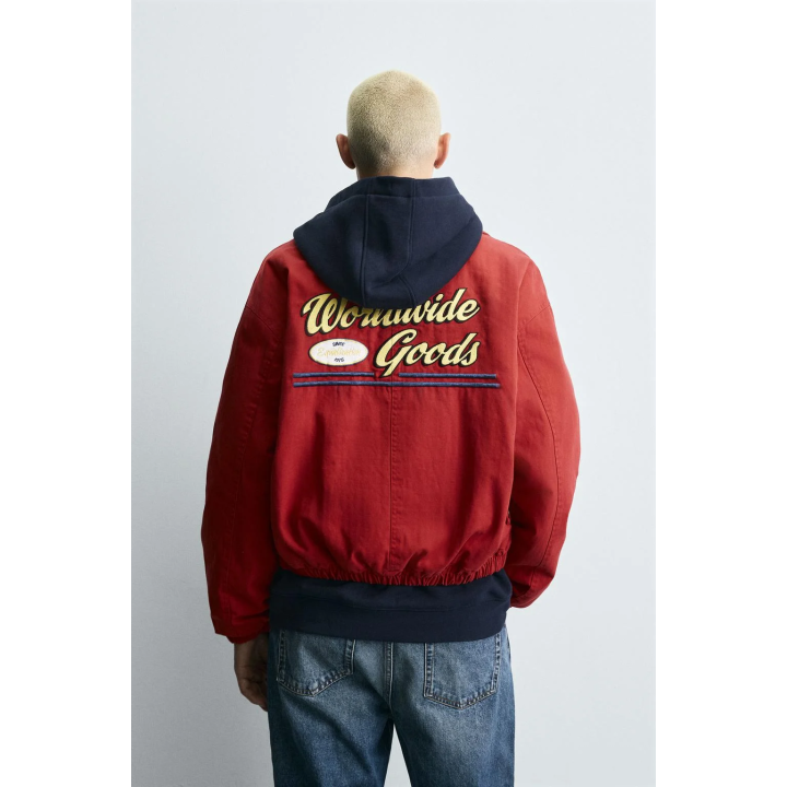 КУРТКА BOXY FIT С ВЫШИВКОЙ