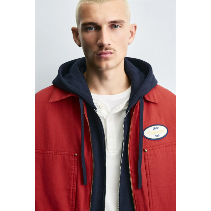 КУРТКА BOXY FIT С ВЫШИВКОЙ