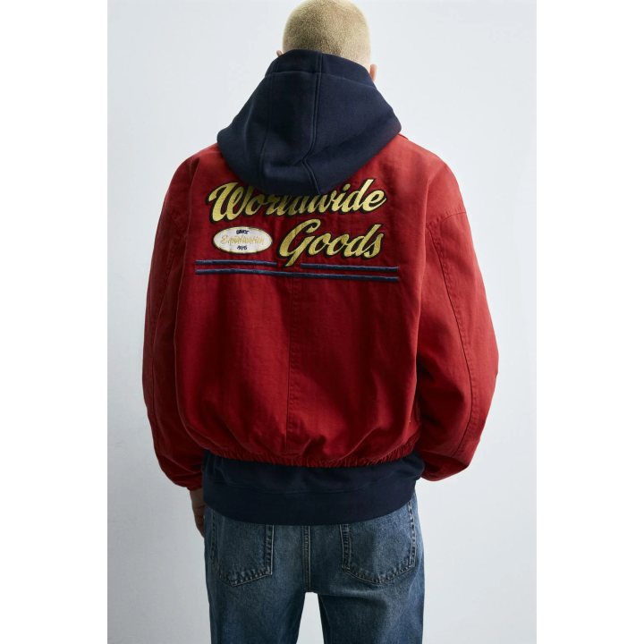 КУРТКА BOXY FIT С ВЫШИВКОЙ