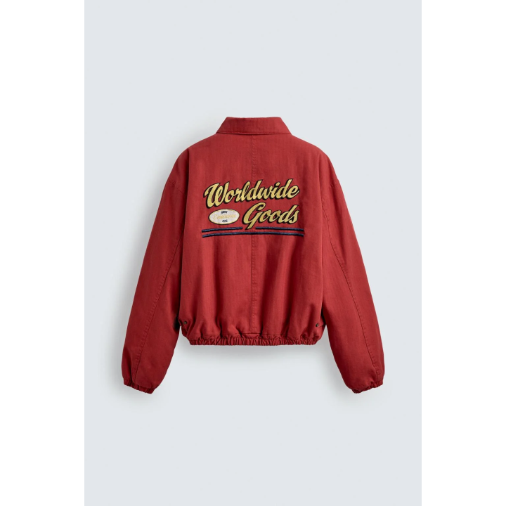 КУРТКА BOXY FIT С ВЫШИВКОЙ