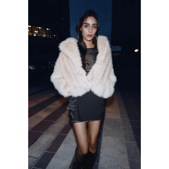 ЮБКА-ШОРТЫ ДРАПИРОВАННАЯ БЛЕСТЯЩАЯ