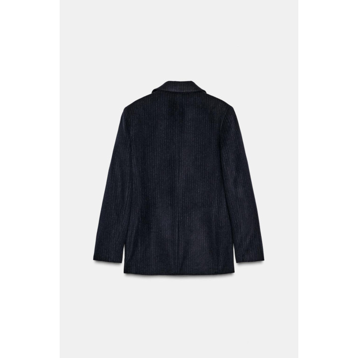 БЛЕЙЗЕР ИЗ ШЕРСТИ В ТОНКУЮ ПОЛОСКУ