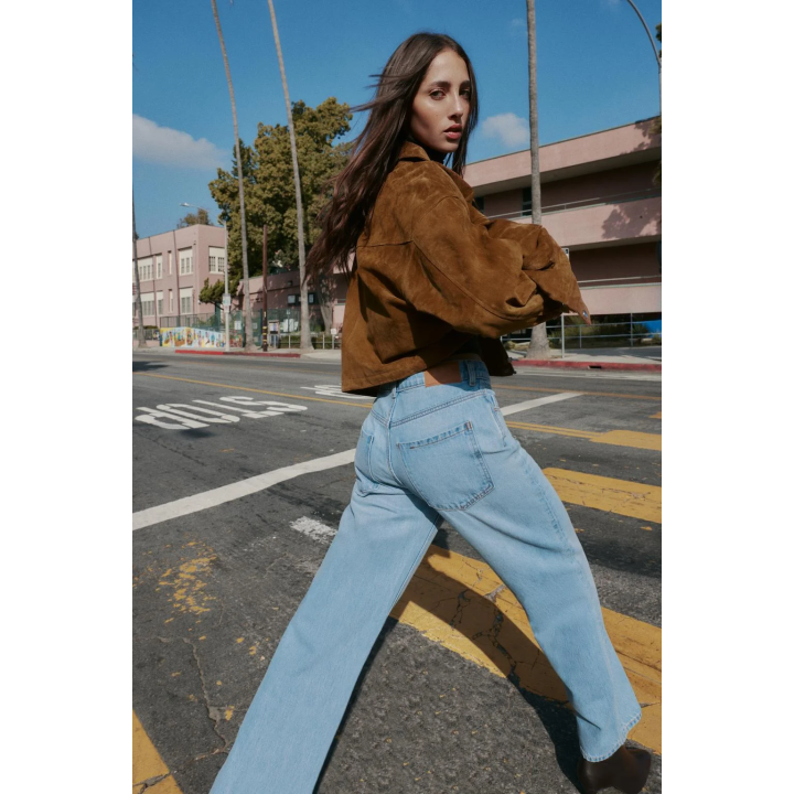 Кожаная куртка-бомбер из 100% кожи