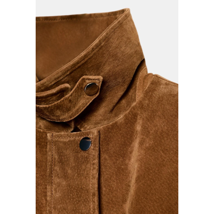 Кожаная куртка-бомбер из 100% кожи