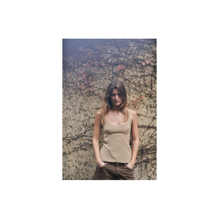 ПОЛОСАТЫЙ ТОП С ОТКРЫТОЙ СПИНОЙ