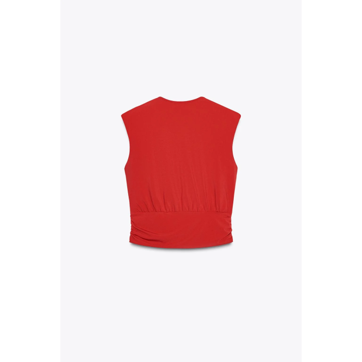 ТОП ДРАПИРОВАННЫЙ С ПОДПЛЕЧНИКАМИ