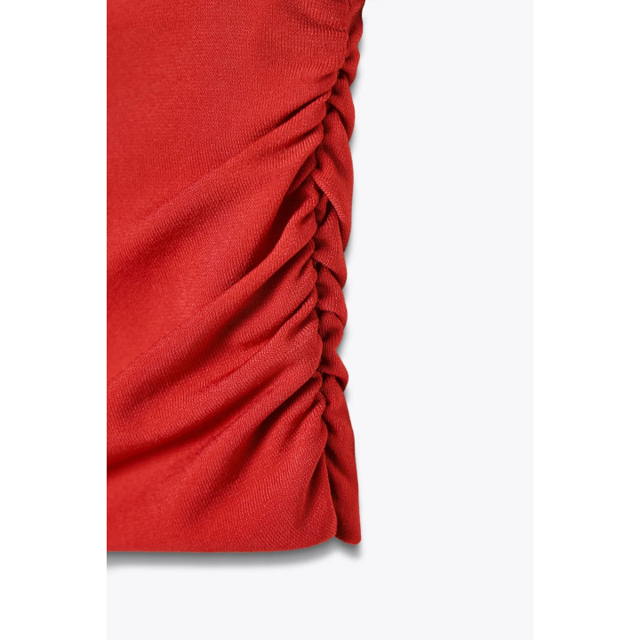 ТОП ДРАПИРОВАННЫЙ С ПОДПЛЕЧНИКАМИ