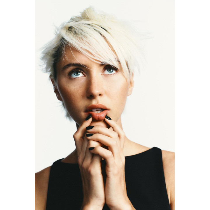 CONTRAST BOW MINI DRESS