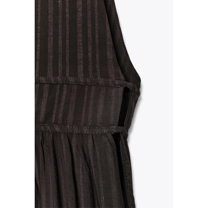 ДЛИННЫЙ ЖИЛЕТ В ПОЛОСКУ