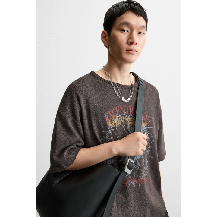 ОДНОТОННАЯ СУМКА-ШОПЕР