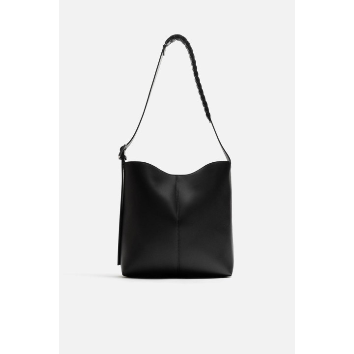 ОДНОТОННАЯ СУМКА-ШОПЕР