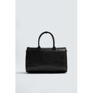 ДОРОЖНАЯ СУМКА С ТИСНЕНИЕМ ПОД КРОКОДИЛА