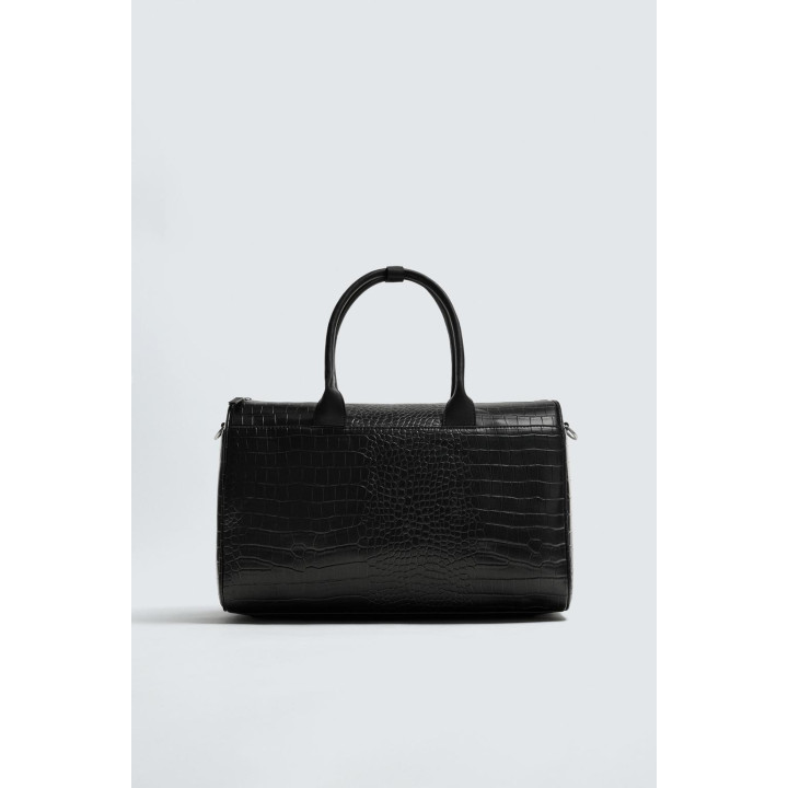 ДОРОЖНАЯ СУМКА С ТИСНЕНИЕМ ПОД КРОКОДИЛА