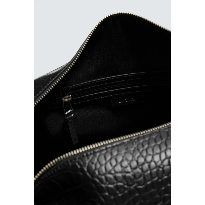 ДОРОЖНАЯ СУМКА С ТИСНЕНИЕМ ПОД КРОКОДИЛА