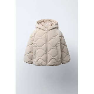 СТЕГАНАЯ КУРТКА ИЗ ПРОРЕЗИНЕННОЙ ТКАНИ