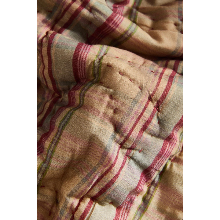 Плед из хлопка в полоску