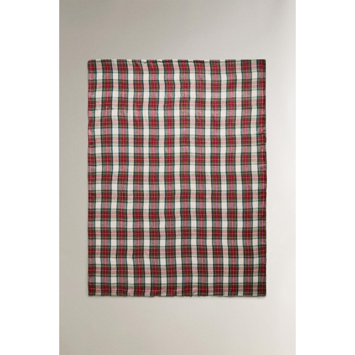 Плед рождественский клетчатый