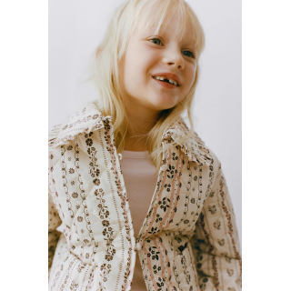 СТЕГАНАЯ КУРТКА С ПРИНТОМ