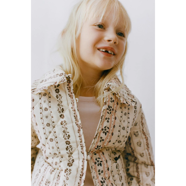 СТЕГАНАЯ КУРТКА С ПРИНТОМ