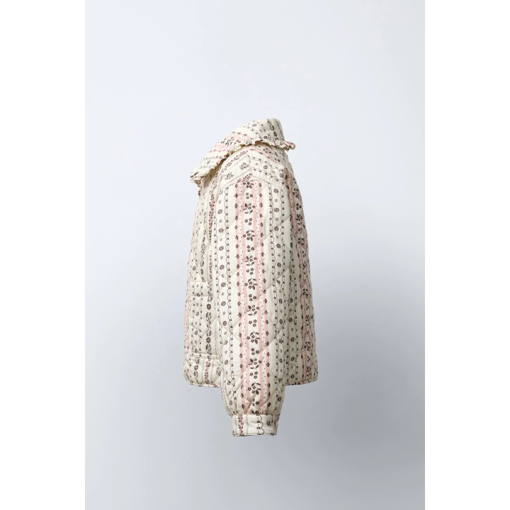 СТЕГАНАЯ КУРТКА С ПРИНТОМ