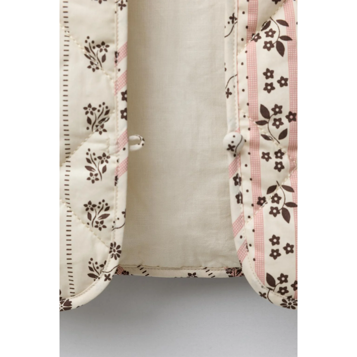 СТЕГАНАЯ КУРТКА С ПРИНТОМ