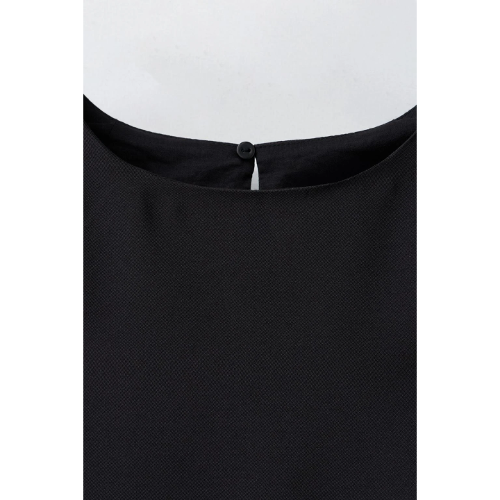 Платье из атласа с цветочным узором