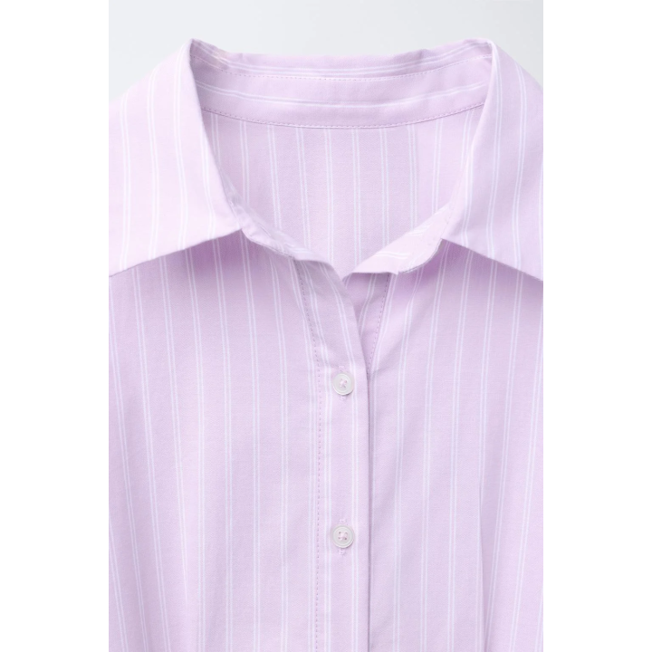 ПЛАТЬЕ-РУБАШКА В ПОЛОСКУ