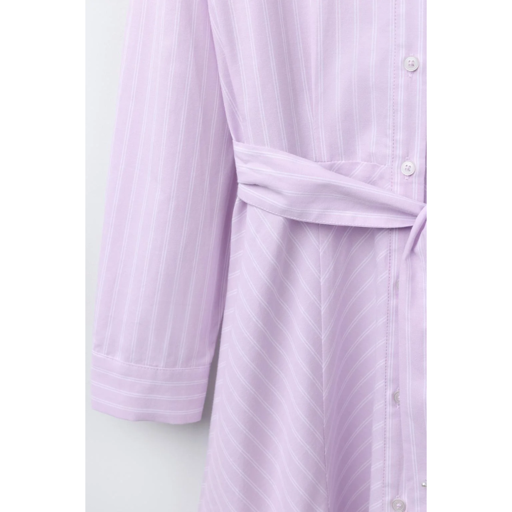 ПЛАТЬЕ-РУБАШКА В ПОЛОСКУ