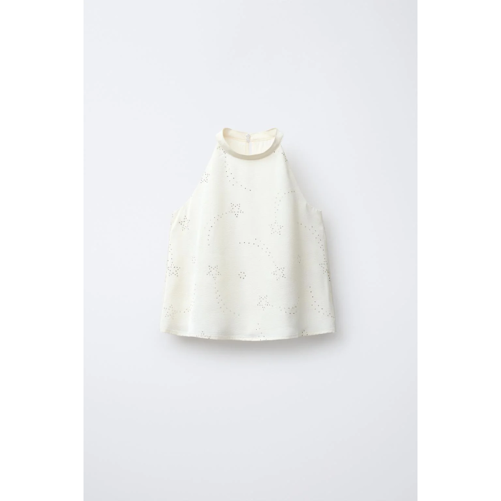 ТОП С ГОРЛОВИНОЙ ХАЛТЕР И СТРАЗАМИ