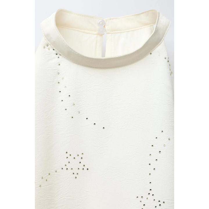 ТОП С ГОРЛОВИНОЙ ХАЛТЕР И СТРАЗАМИ