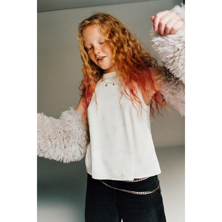 ТОП С ГОРЛОВИНОЙ ХАЛТЕР И СТРАЗАМИ