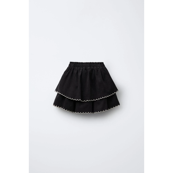 ЮБКА-ШОРТЫ ИЗ МИКРОВЕЛЬВЕТА