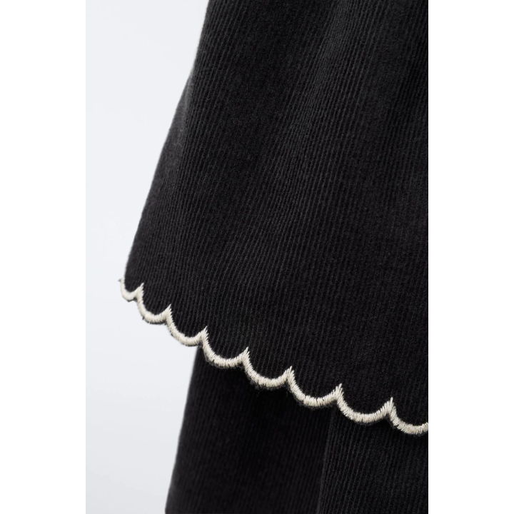 ЮБКА-ШОРТЫ ИЗ МИКРОВЕЛЬВЕТА